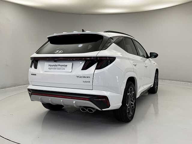 Hyundai TUCSON 1.6 TGDi Hybrid 230 N Line 5dr 2WD Auto White
